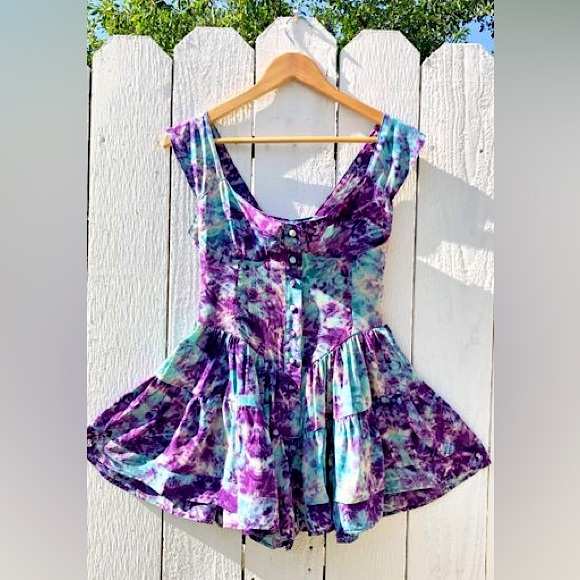 COPY - Vanessa Mooney, The Elisabeth Silk Romper Dress - Picture 1 of 6